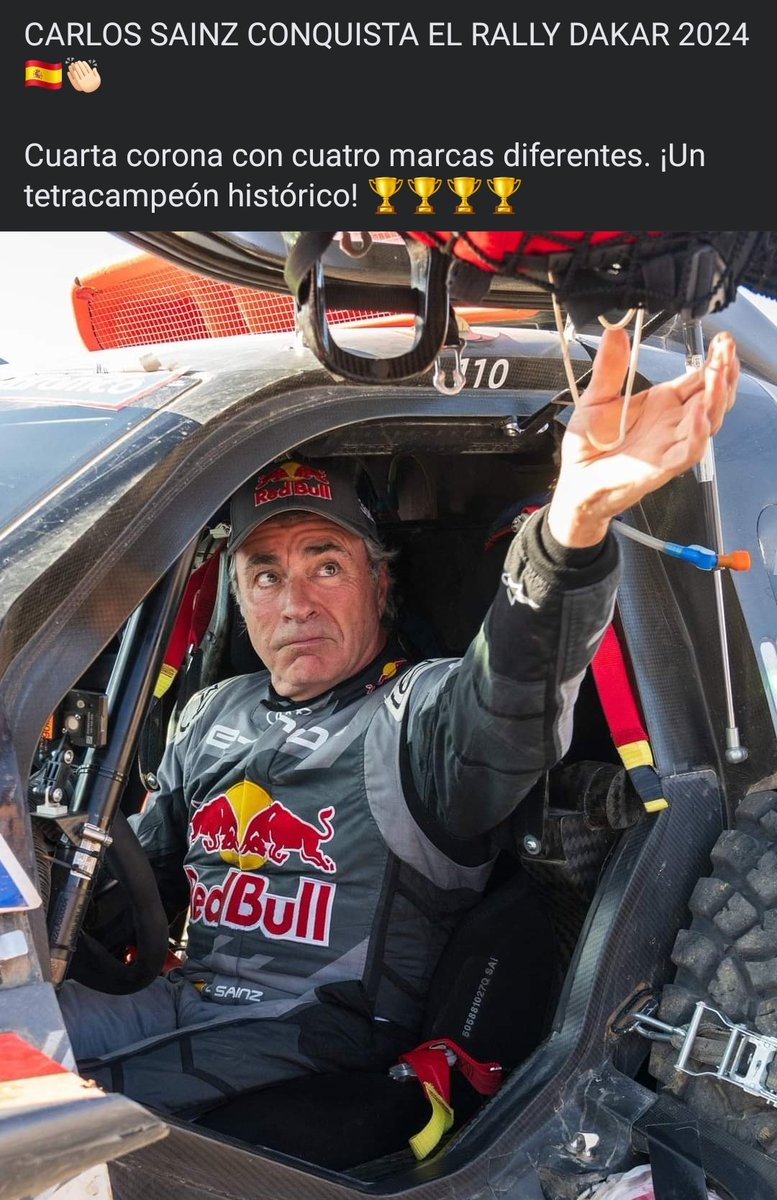 Papá Sainz , el papá del dakar

#Dakar2024