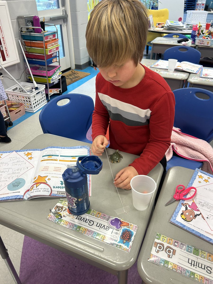 This morning we talked about character, wrote a poem about our personal characters and then picked the word that mattered most to us and made a bracelet with it!