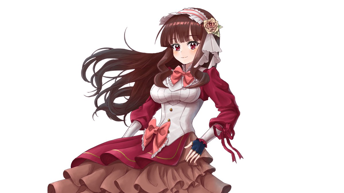 「依頼主様から許可を頂き、依頼を受けました英国女性のイラスト+表情差分を掲載させて」|中田中のイラスト