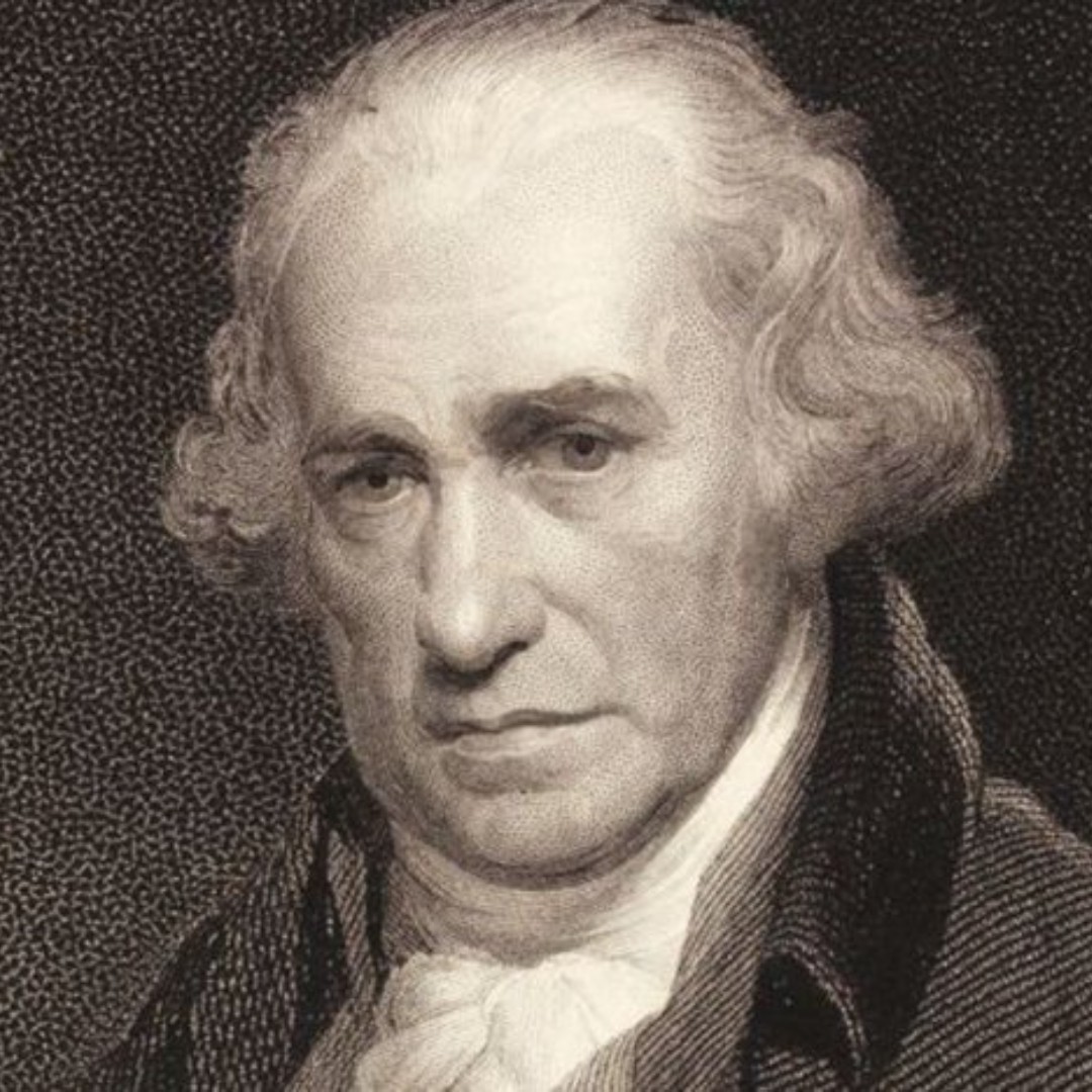 RSocPublishing's tweet photo. Born #OnThisDay in 1736 was James Watt FRS. The Scottish engineer is best known for his revolutionary steam engine. Read more about him in the Royal Society journals archive, including his papers published in #PhilTrans https://t.co/6x63LvCdVO #HistSci https://t.co/OxByVxEwoH
