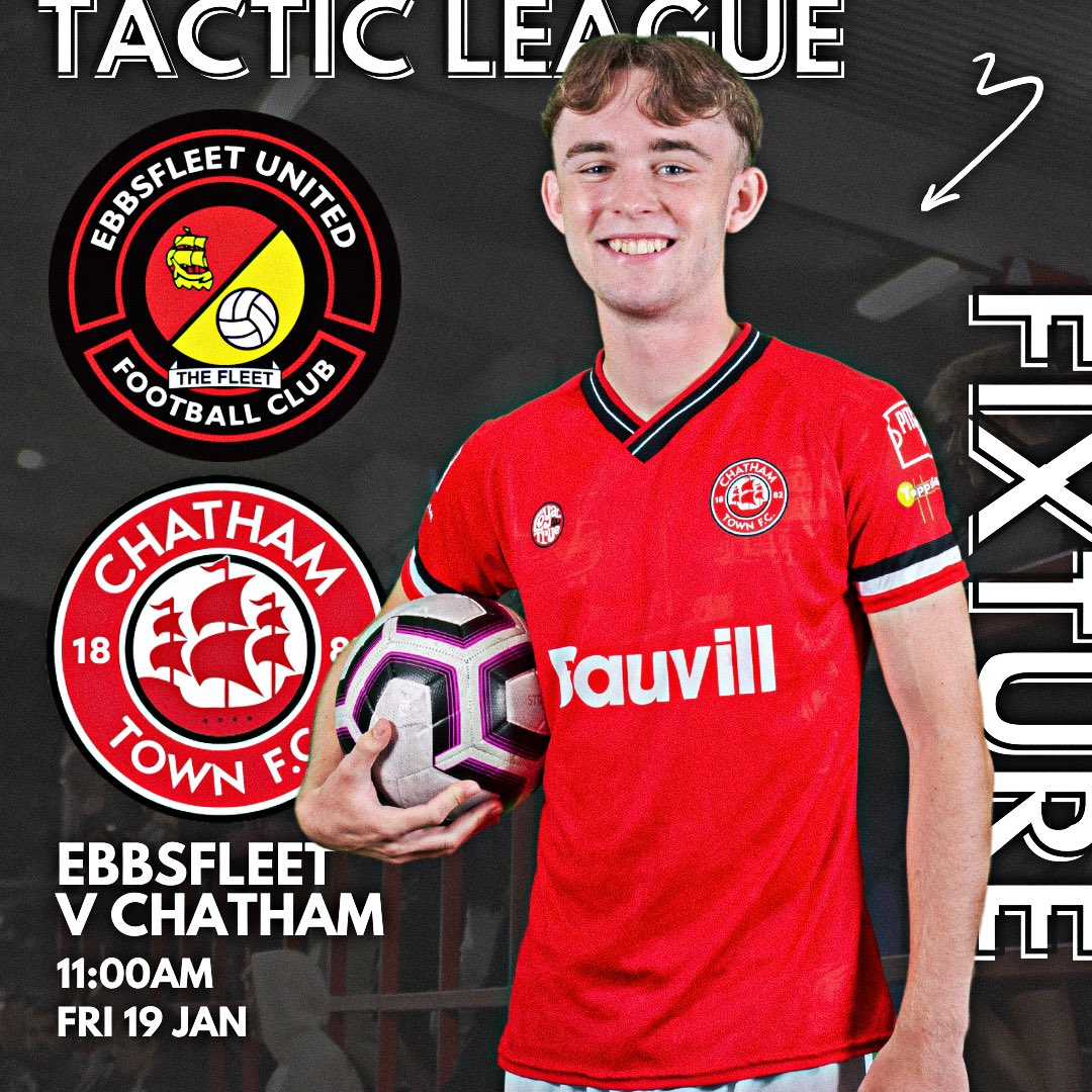 𝗔𝗖𝗔𝗗𝗘𝗠𝗬 𝗕𝗢𝗬𝗦: 𝗜𝗧'𝗦 𝗠𝗔𝗧𝗖𝗛𝗗𝗔𝗬 👊

🆚 @AcademyEUFC 
🗓️ Fri 19 Jan
📍 Kedbull Leisure — DA11 7EE
🏆 @TacticLeague 
⏱️ 11am KO 

🔴⚪️⚫️ #UpTheChats