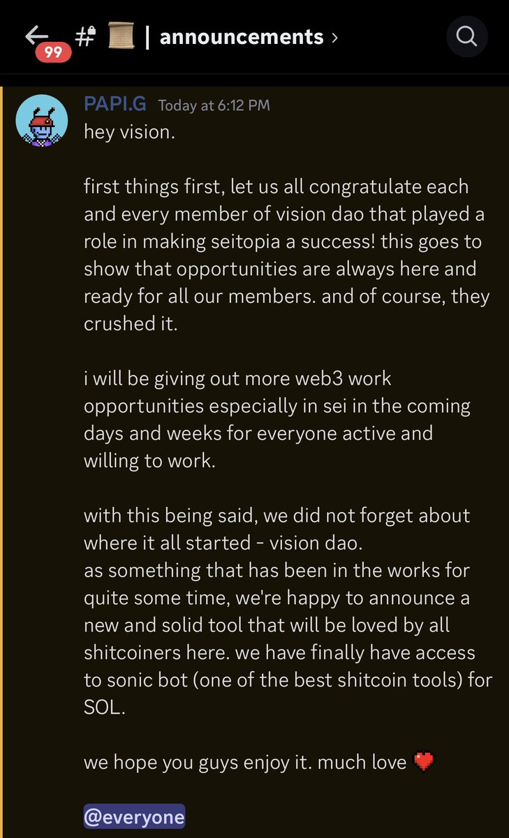 Vision DAO tweet media