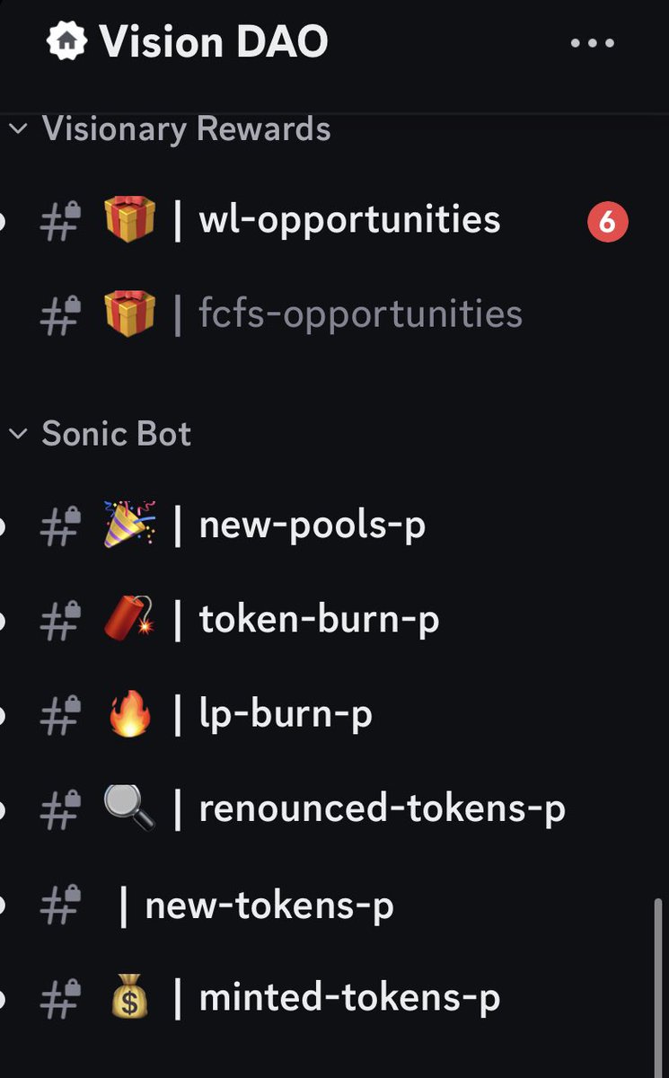 Giving maximum value to each and every member is the goal here in Vision.

We are thrilled to announced that @SonicSniperBOT is now fully-active in Vision DAO.

are you still fading, anon? 🤔