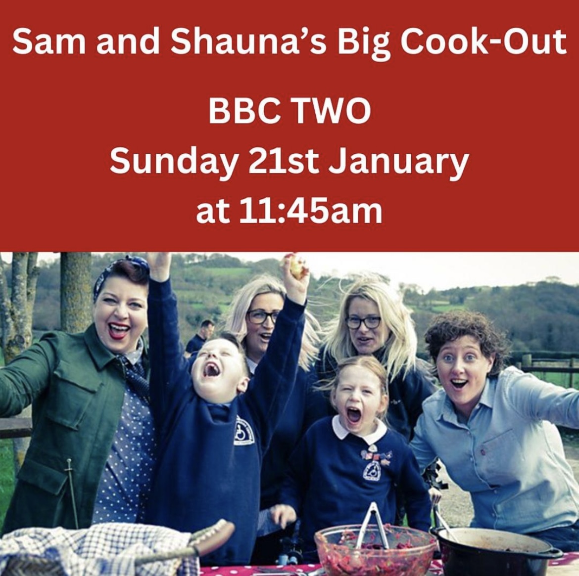 Sunday on @BBCTwo, another chance to catch queens of barbecue @samandshauna of @hangfirebbq sharing the food love! Cyfle arall i wledda gyda Sam a Shauna bore dydd Sul 😋