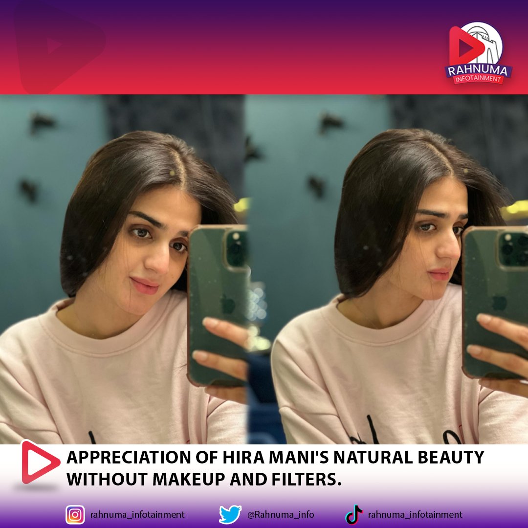 The beautiful actress Hira Mani's natural beauty without using makeup and filters started to be talked about. Hira Mani grabbed the attention of fans by sharing a no makeup look in her recent Instagram post. #HiraMani #NoMakeup #Rahnuma #Info #celebtalks #rahnumainfotainment
