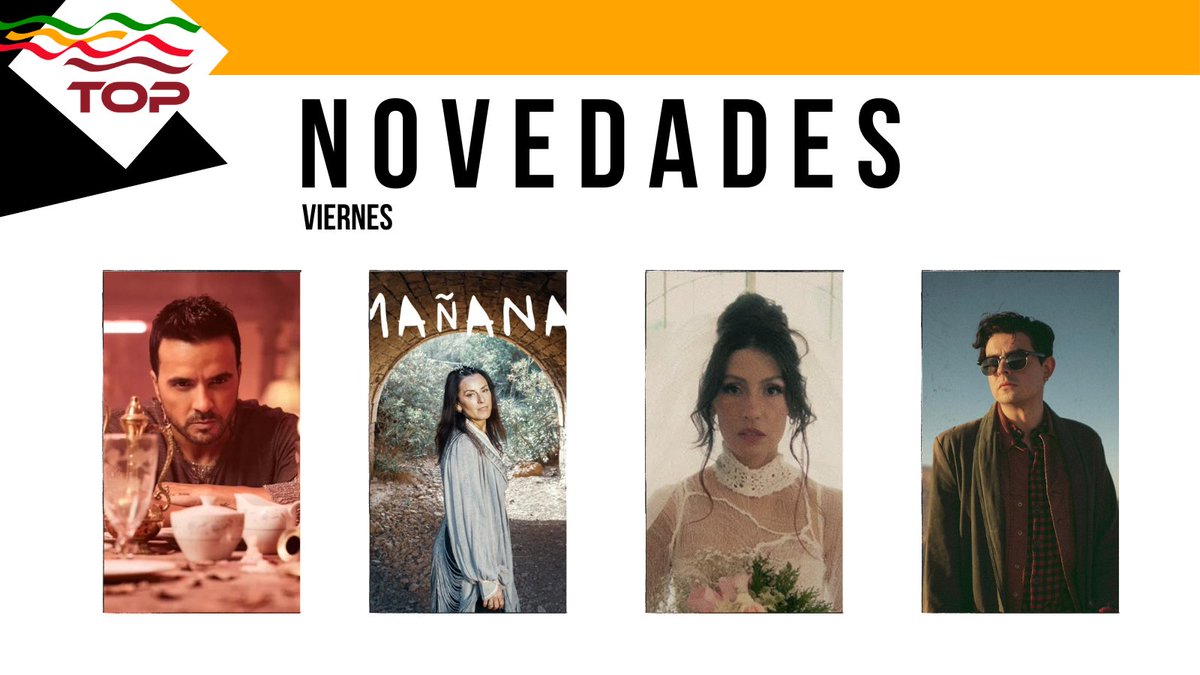TopRadioES's tweet photo. ⬇️Los estrenos más TOP del viernes⬇️
❤️Santiago - @LuisFonsi
🏙️Lejos De La Ciudad - @danielaspalla
🌙hasta la luna y de regreso - #CharlieRodd
🌄Mañana - #Chambao y #AccionSanchez
¿Cuál es tu favorito? https://t.co/oEWtL7CNJ6