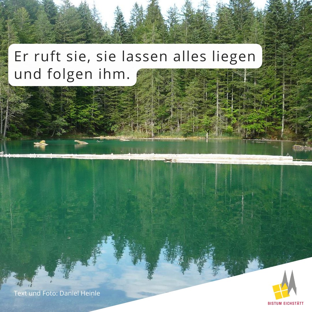 BistumEichst's tweet photo. „Er #ruft sie, sie lassen alles liegen und folgen ihm.“ Geistliche #Impulse von Daniel Heinle, #Diakon in Herz Jesu und St. Anton, #Ingolstadt
https://t.co/vxc1yysW1Q https://t.co/4XWEdxUasr