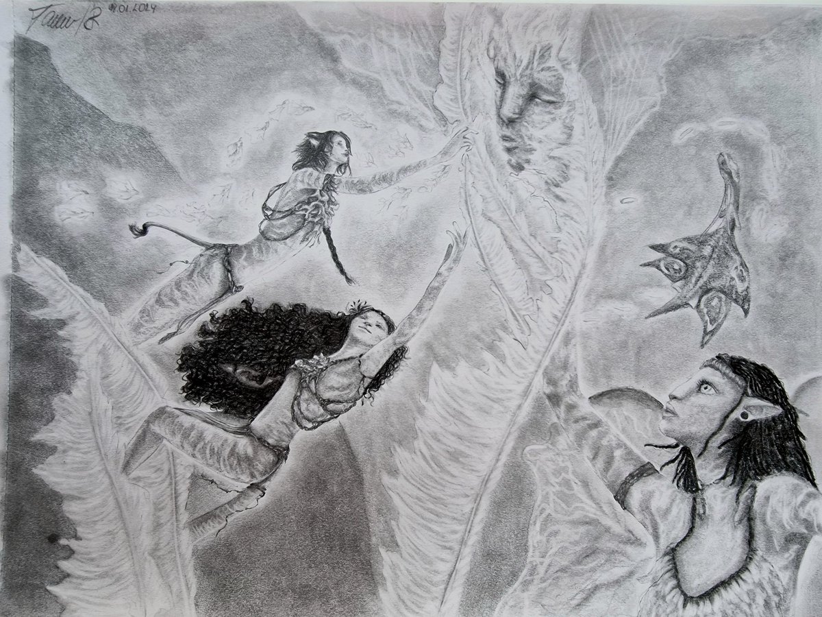 'Cove of Ancestors' I finally had time to draw and wanted to make it special🤗 #NaviNationCreation #AvatarTheWayOfWater #JamesCameron #Avatar #JakeSully #Neytiri #Tsireya