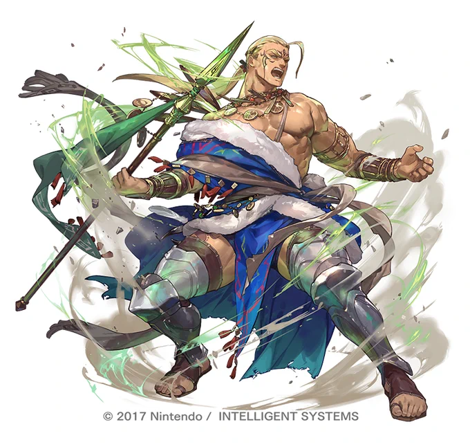 『ファイアーエムブレム ヒーローズ』さんにて、『寡黙なる守護戦士 ホークアイ』さんを描かせていただきました～! 寡黙さと穏やかさ、そこからの激しいギャップを描けておりましたら幸いです! #FEヒーローズ #FEH