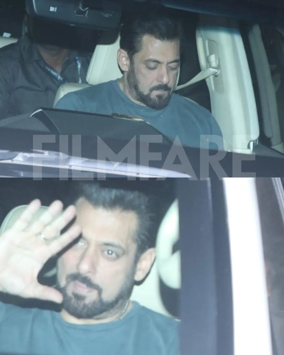 Latest :- Megastar #SalmanKhan Clicked at #SshuraKhan birthday bash yesterday.