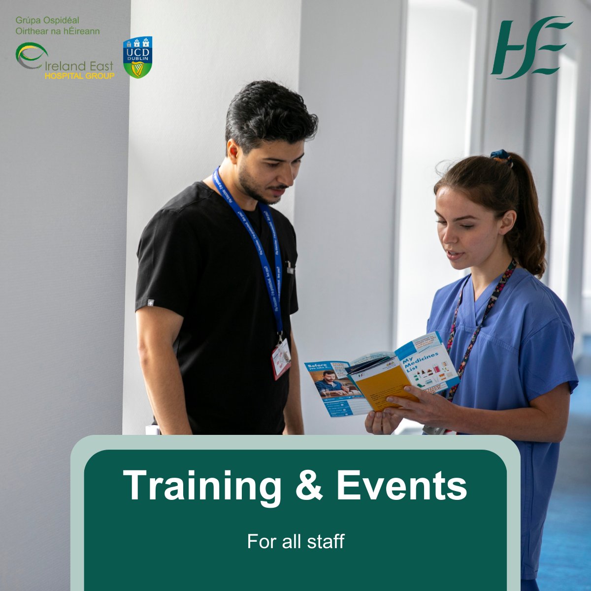 Staff can attend the following free training and webinar: - Staff Health and Wellbeing Webinar: Think Brain Health. - Living with Loss - Managing Your Time Effectively Register at: healthservice.hse.ie/staff/