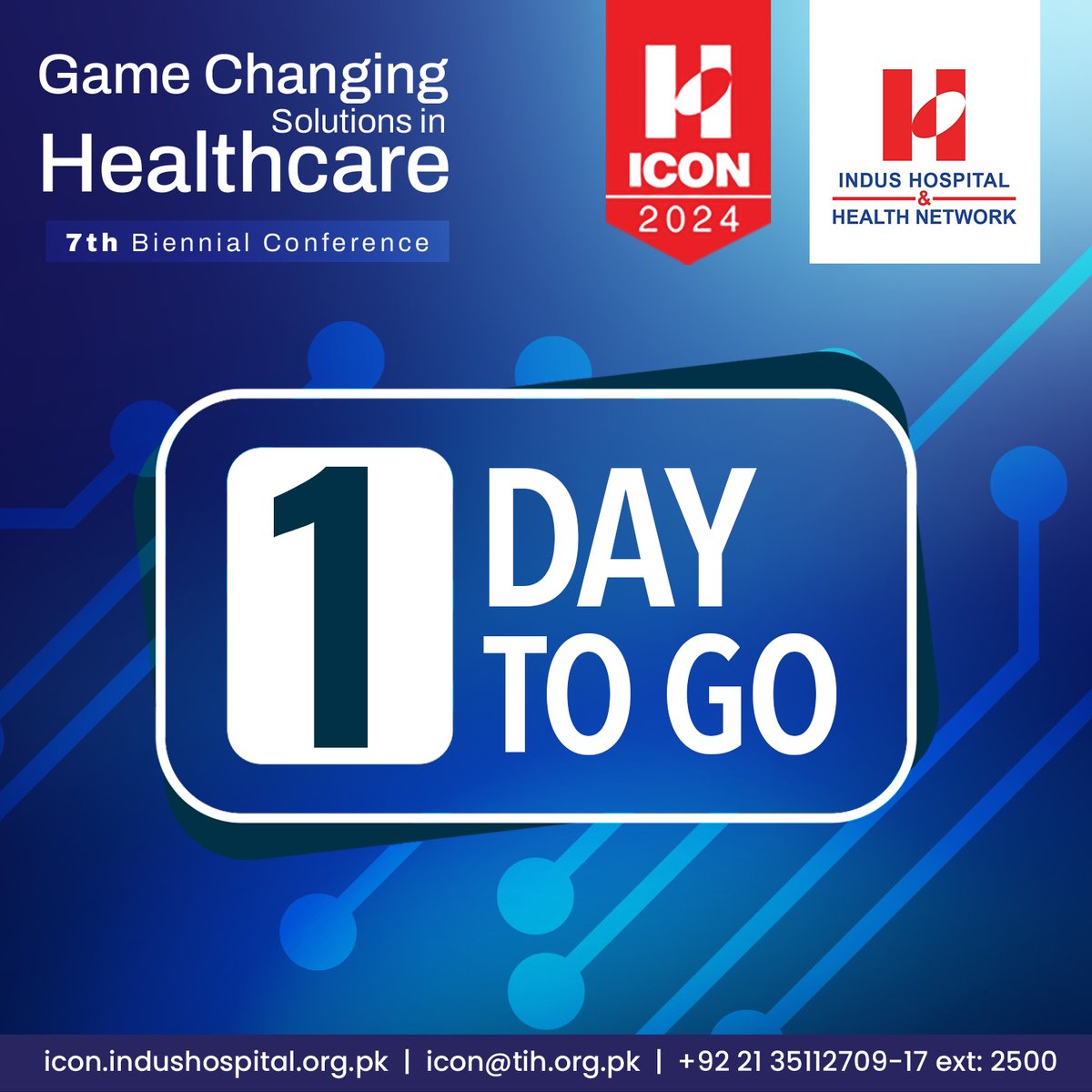 IHHN_PK's tweet photo. 1 DAY left until liftoff at #ICON2024! Don't miss out on the extraordinary experience from January 20-28, 2024.

Register now: https://t.co/U538nS0FZJ
#ICON24 #IHHN #gamechangingsolutions #conference #healthcare #indushospitalandhealthnetwork #healthnetworking https://t.co/WnSmRctWGZ