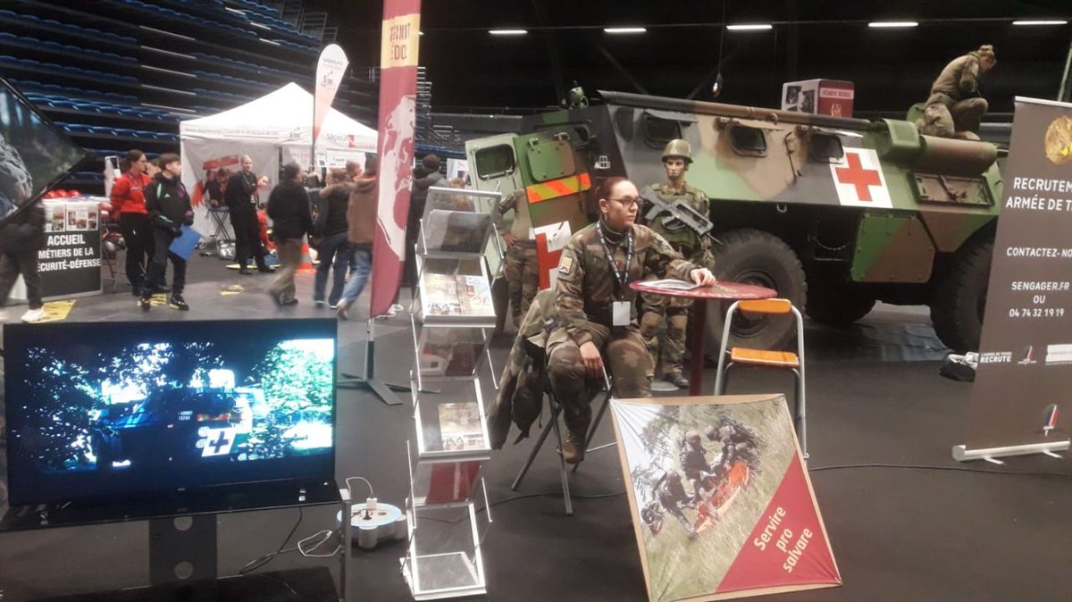 RegimentMedical's tweet image. « Le Régiment médical recrute »

La Cellule Appui Recrutement (CAR) du #Rmed est au Salon Ain'Formations Orientation 2024 qui se déroule actuellement à Bourg en Bresse du 18 au 20 janvier.
plus d'info ?
rmed-appui-recrutement.resp.fct@intradef.gouv.fr

#DéfenseSudEst
#ComLog