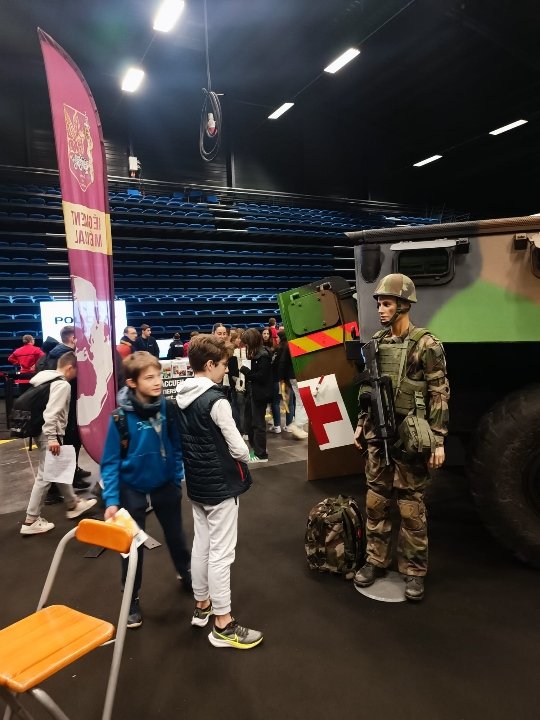 RegimentMedical's tweet image. « Le Régiment médical recrute »

La Cellule Appui Recrutement (CAR) du #Rmed est au Salon Ain'Formations Orientation 2024 qui se déroule actuellement à Bourg en Bresse du 18 au 20 janvier.
plus d'info ?
rmed-appui-recrutement.resp.fct@intradef.gouv.fr

#DéfenseSudEst
#ComLog