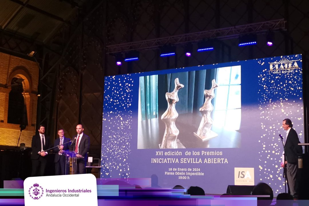 industrialesand's tweet photo. 🏅 Deseamos transmitir nuestra más sincera enhorabuena a Manuel Alejandro Moreno Cano, presidente de la asociación @Sevquieremetro y colegiado de @industrialesand, por la concesión de Premio Iniciativa @sevillaabierta a la Modernización de Sevilla.

#PremiosISA https://t.co/37RD1je5ml