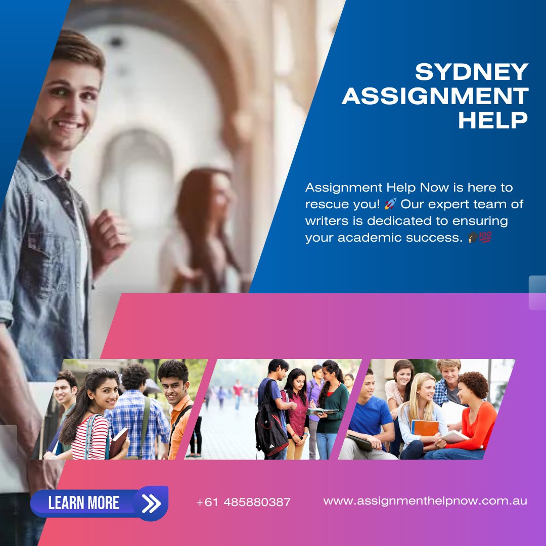 assignmentnow1's tweet image. Sydney Assignment Help - Assignment Help Now
📷 Struggling with assignments in Sydney?
assignmenthelpnow.com.au/sydney-assignm…
#SydneyAssignmentHelp #AssignmentHelpNow #AcademicSuccess #SydneyStudents #TopGrades #StressFreeStudies