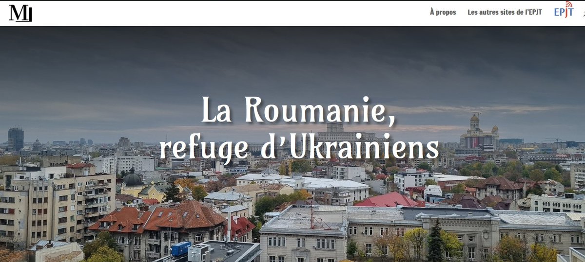 La Roumanie a accueilli nombre de réfugiés ukrainiens, surtout des femmes et des enfants. <a href="/lau3bl/">Laura Blairet</a> <a href="/mathilde_lfg_/">Mathilde Lafargue</a> et @AyaElAmri28 ont été à leur rencontre à Bucarest. Retrouvez leur enquête sur magazin.epjt.fr, les Webzine des étudiants de l'EPJT
colibris.link/V1z3j
