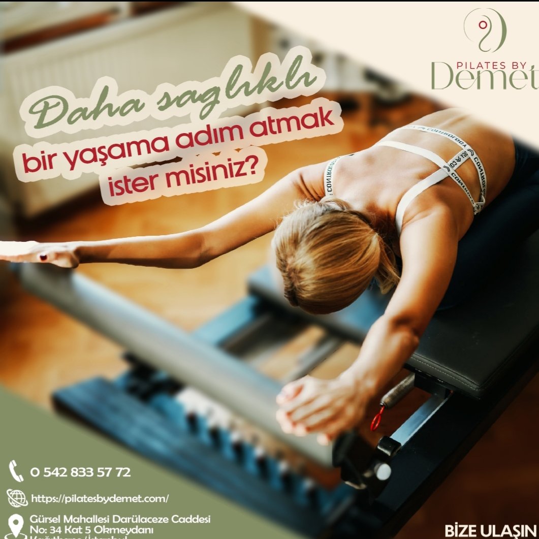 Sağlıklı bir yaşama başlangıç için bize ulaşın...
.
.
#reformer #reformerpilates #kadın #sağlık #sağlıklıyasam #kadınlaraözel #cadillac #cadillacpilates #kağıthane #şişli #okmeydanı #spor #vücutsağlığı #zihinsağlığı