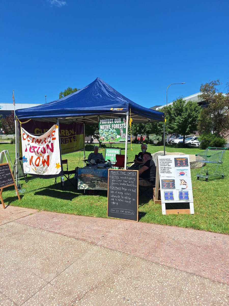 #Fridays4Forests in Bega today. Lots of good conversations with supporters and others. #worthmorestanding