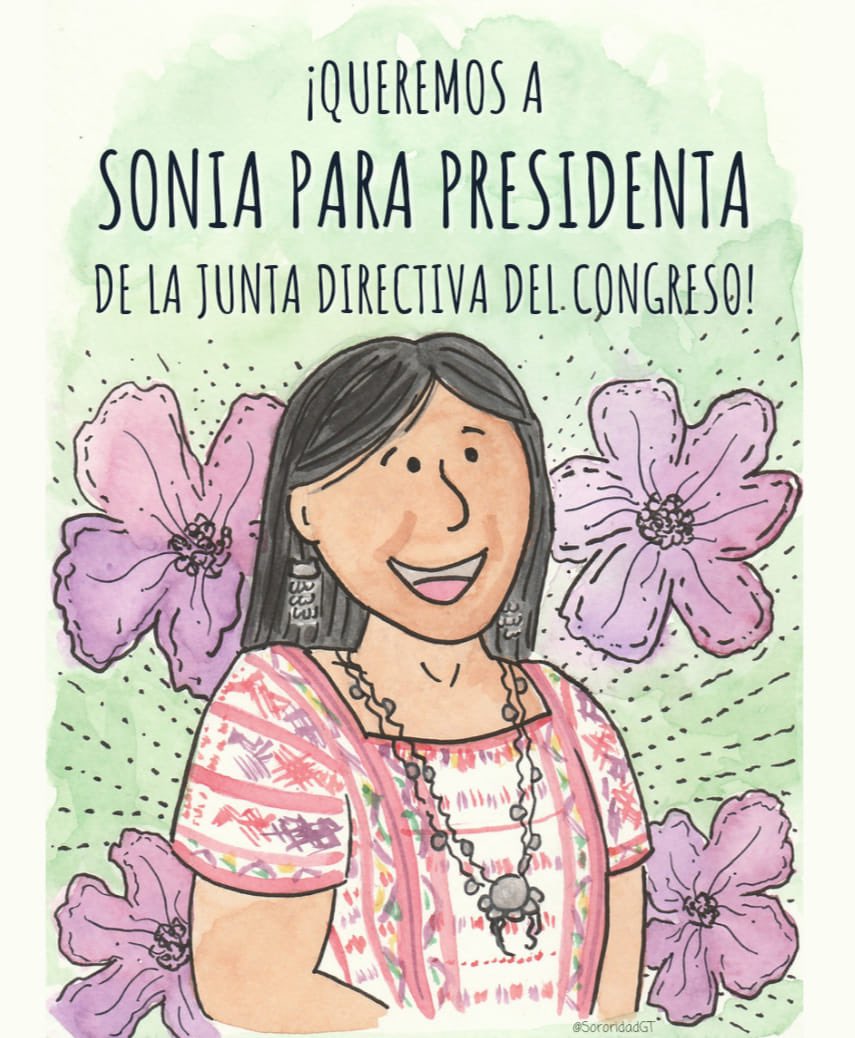 bernardosilvagt's tweet photo. RT y ♥️  si tu también estás de acuerdo 

@SoniaGRaguay primer mujer Maya presidenta del @CongresoGuate https://t.co/7qEFBvvuhR