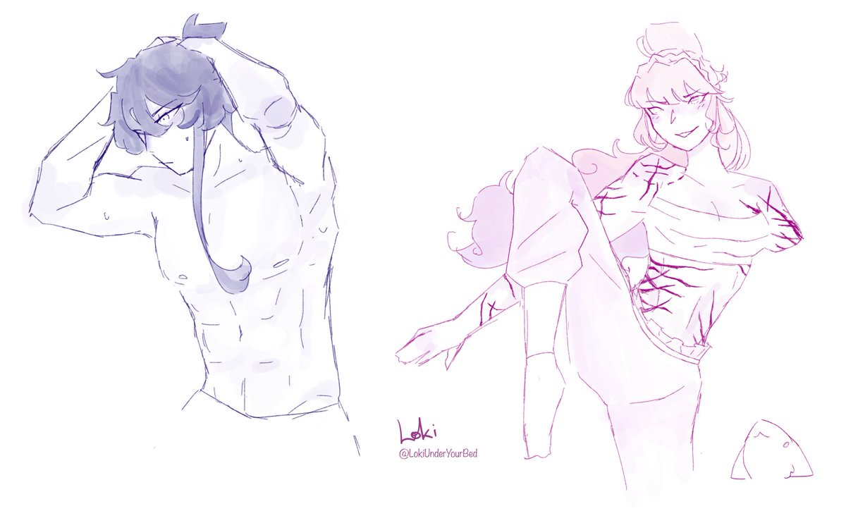 BedLoki's tweet image. #Leaguetwt4Gaza I’m happy to open requests, my only rule so far is no nsfw ^^
4th post shows another example of what I can do