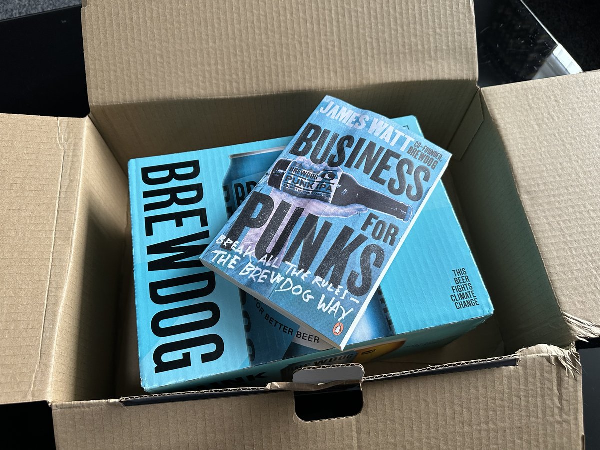 Xpllore (@xpllore1) on Twitter photo I am incredibly grateful to receive a special package from James Watt, the Co-founder of BrewDog, and his amazing team! 📚🍺
Thank you for the gift of James book;  & the case of IPA Punk perfect timing for the weekend!
#BrewDog #JamesWatt #Innovation #Xpllore I am incredibly grateful to receive a special package from James Watt, the Co-founder of BrewDog, and his amazing team! 📚🍺
Thank you for the gift of James book;  & the case of IPA Punk perfect timing for the weekend!
#BrewDog #JamesWatt #Innovation #Xpllore