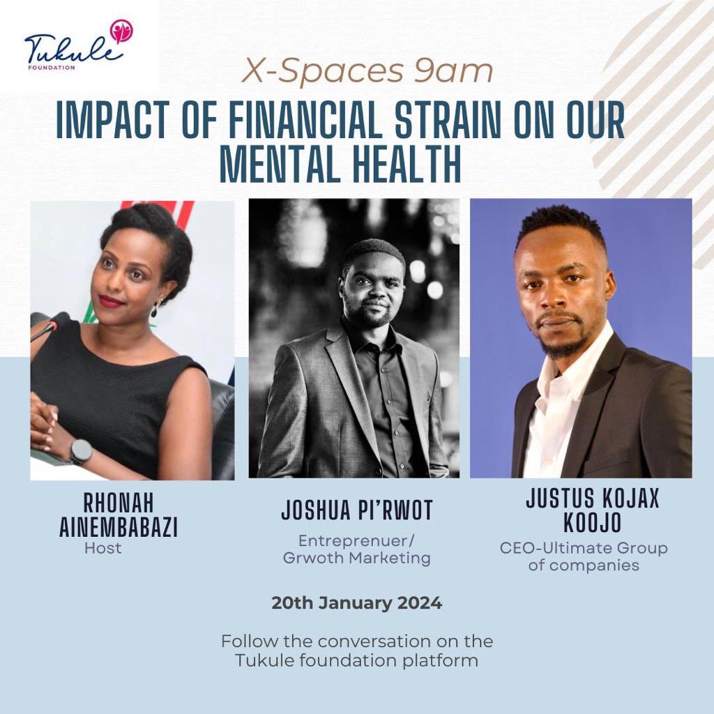 Justus Kojax Koojo (@jusskodjoe) on Twitter photo Join us for an awesome exchange on subject matter: Impact of Financial Strain on our mental health. x.com/i/spaces/1BdGY… <a href="/jusskodjoe/">Justus Kojax Koojo</a> <a href="/rkabushenga/">Snr. Cde. Robert Kabushenga</a> <a href="/wekesa_amos/">Amos Wekesa</a> Join us for an awesome exchange on subject matter: Impact of Financial Strain on our mental health. x.com/i/spaces/1BdGY… <a href="/jusskodjoe/">Justus Kojax Koojo</a> <a href="/rkabushenga/">Snr. Cde. Robert Kabushenga</a> <a href="/wekesa_amos/">Amos Wekesa</a>