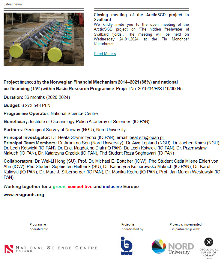 ArcticSgd's tweet photo. We would like to share with you our latest Newsletters!
https://t.co/FQ6mHgOJ0z...
https://t.co/Up7AkMw9Zw...
https://t.co/QbkMVYDzvq...
#EEANorwayGrants #NCN #ArcticSGD #svalbard #spitsbergen #science #ilovescience #oceanliteracy
#arctic @ncn_gov_pl   @EEANorwayGrants https://t.co/ZWNmQ7krX9