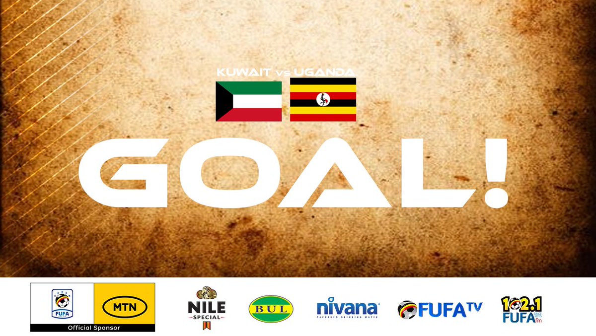 Ronald Ssekiganda scores for the Uganda Cranes!

10' Kuwait 0-1 Uganda

#InternationalFriendly | #KUWUGA