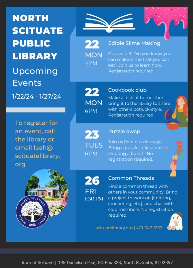 Edible Slime Making - North Scituate Public Library