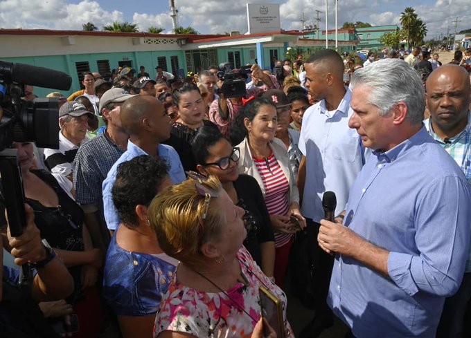 #departamentoactividadeseducativasespecializadas El pueblo de Caibarién en la provincia de Villa Clara recibe con gran  orgullo a nuestro presidente🇨🇺 Miguel  Díaz Canel y a la comisión de trabajo que lo acompaña #VillaClara  #CubaVive  #CubaViveyVence