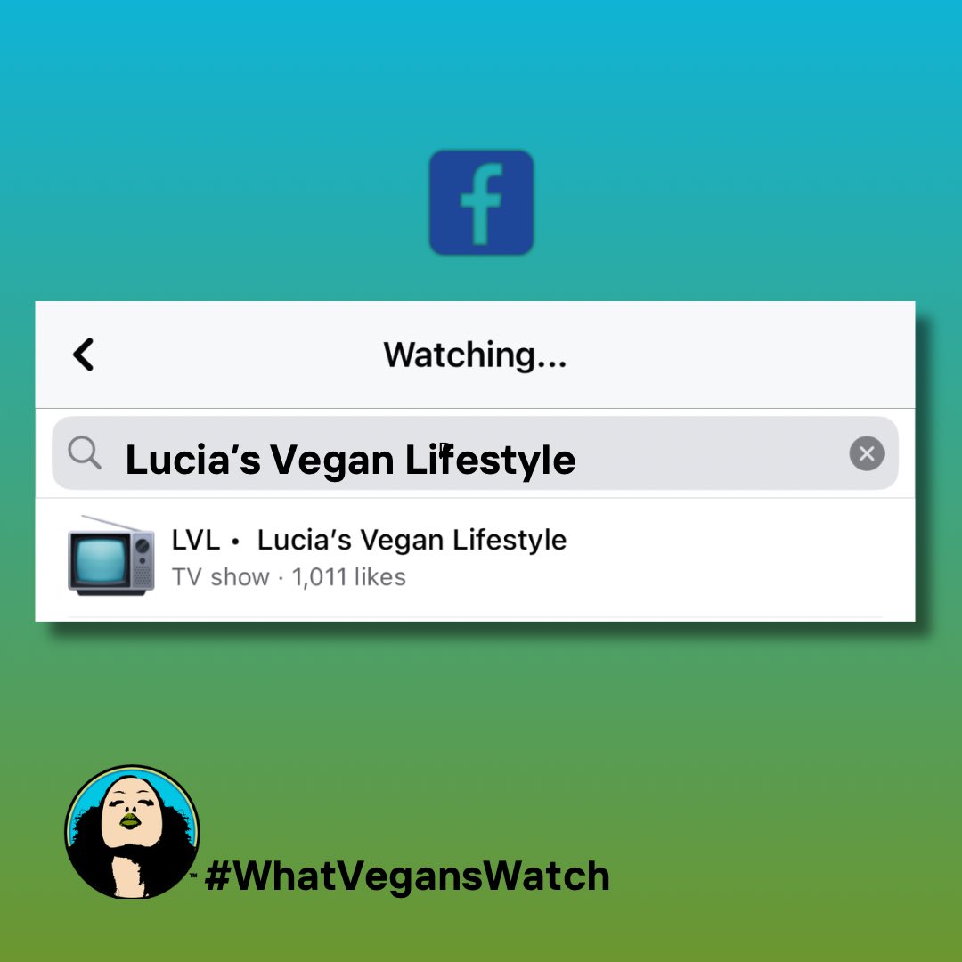 So exciting! Your #vegan #TVseries is included among mainstream and award-winning #TVshows in @Facebook’s dropdown menu! Select it when posting that you’re watching - whether on #television on @mnnnyc Lifestyle, on @BronxnetTV Inform, or streaming on @youtube!

#whatveganswatch
