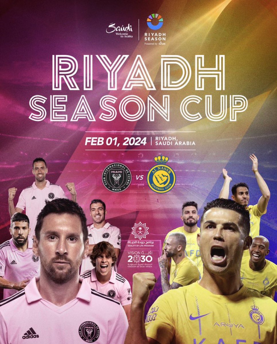 _unknown_1420's tweet photo. Tickets available behind the Goal post.
Anyone who needs DM me.

InerMiami FC vs Al Nasr FC
1 Feb

#CristianoRonaldo vs #Messi 
#Cristiano_vs_Messi 
#InterMiamivsNasr 
#kingdom_arena 
#BigTime
#RiyadhSeason
#برنامج_جودة_الحياة https://t.co/LRGTTmMJYV