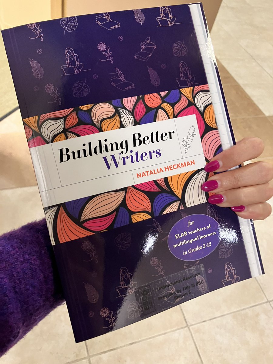 NataliaESL's tweet photo. I always look forward to coming to @escregion6 to work with passionate educators of #EB students and to visit my dear friend Ms Cristina Woods . 💕 #BuildingBetterWriters @Seidlitz_Ed https://t.co/Ff0QPxxXK0