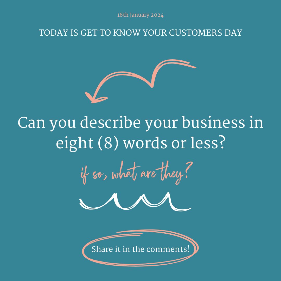 Yesterday was #GetToKnowYourCustomersDay so we have a few questions for you. 3..... #BusinessGrowth #goals #Marketing #marketingagency #success #believeinyourbrand #wearestripyfig