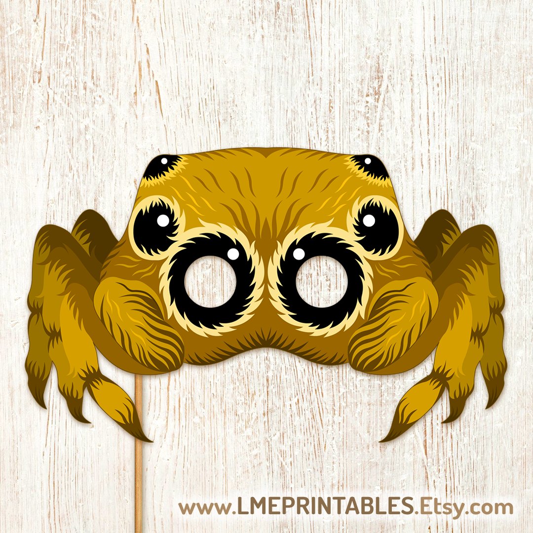lmeprintables's tweet photo. Tarantula Spider Mask Printable Halloween Jumping Bug Animal DIY Costume Carnival Adult Kid Birthday Party Favor Game Photo Booth Masquerade https://t.co/fJGUTw9Qvd via @Etsy #spidermask #tarantulamask #tarantulacostume #spidercostume #animalmasks #bugmask #masksforkids #carnival https://t.co/AvYM5lqiao