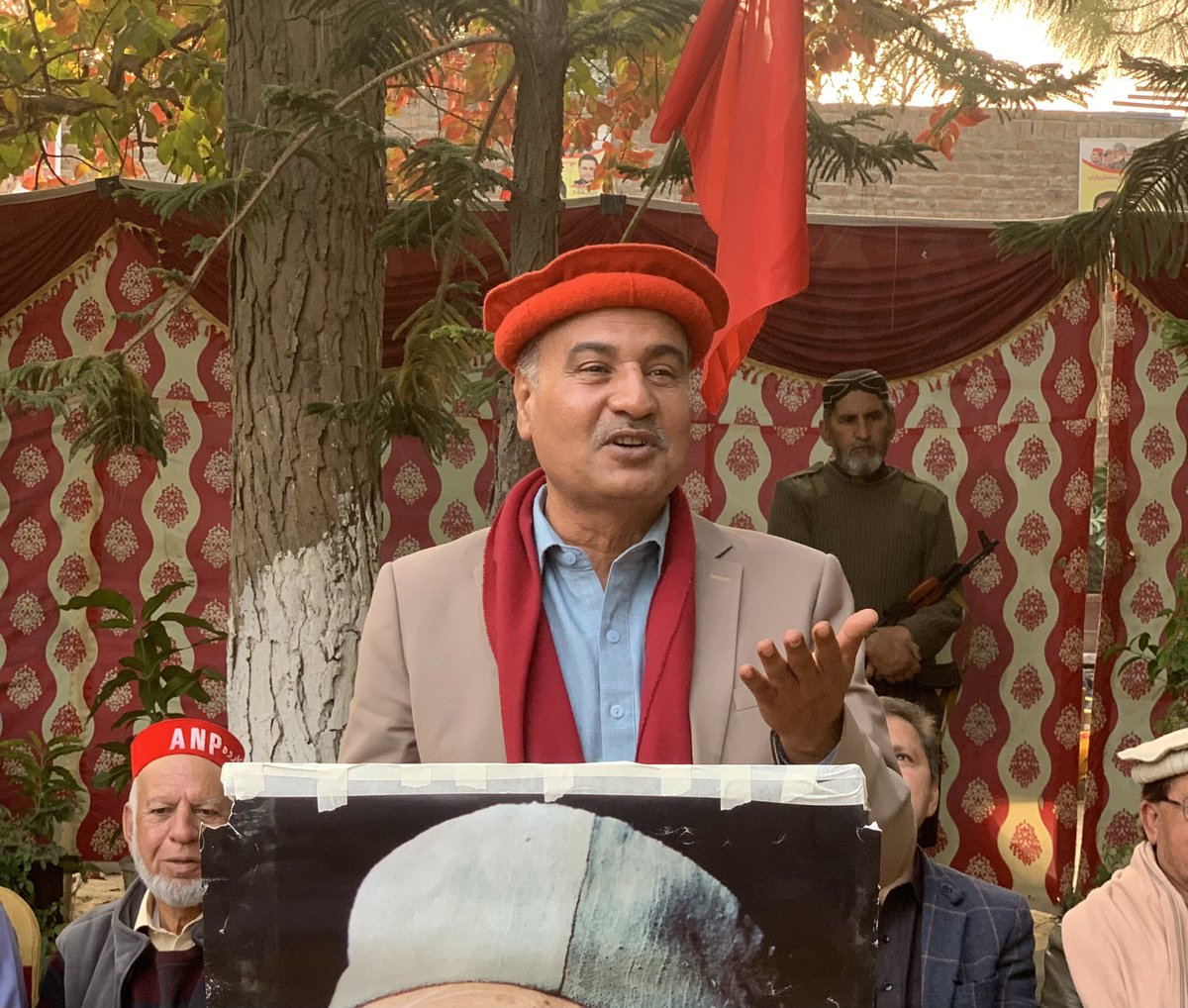 Khadimhussain4's tweet photo. On trail of #ANPElectionCampaign . Corner meetings in #Sherkera and #Mathani (Peshawar) today. Several dozen people joined @ANPMarkaz in these areas. 
#PK77 
#NA30 
#Vote4Laltain https://t.co/KVHSf9lUGB