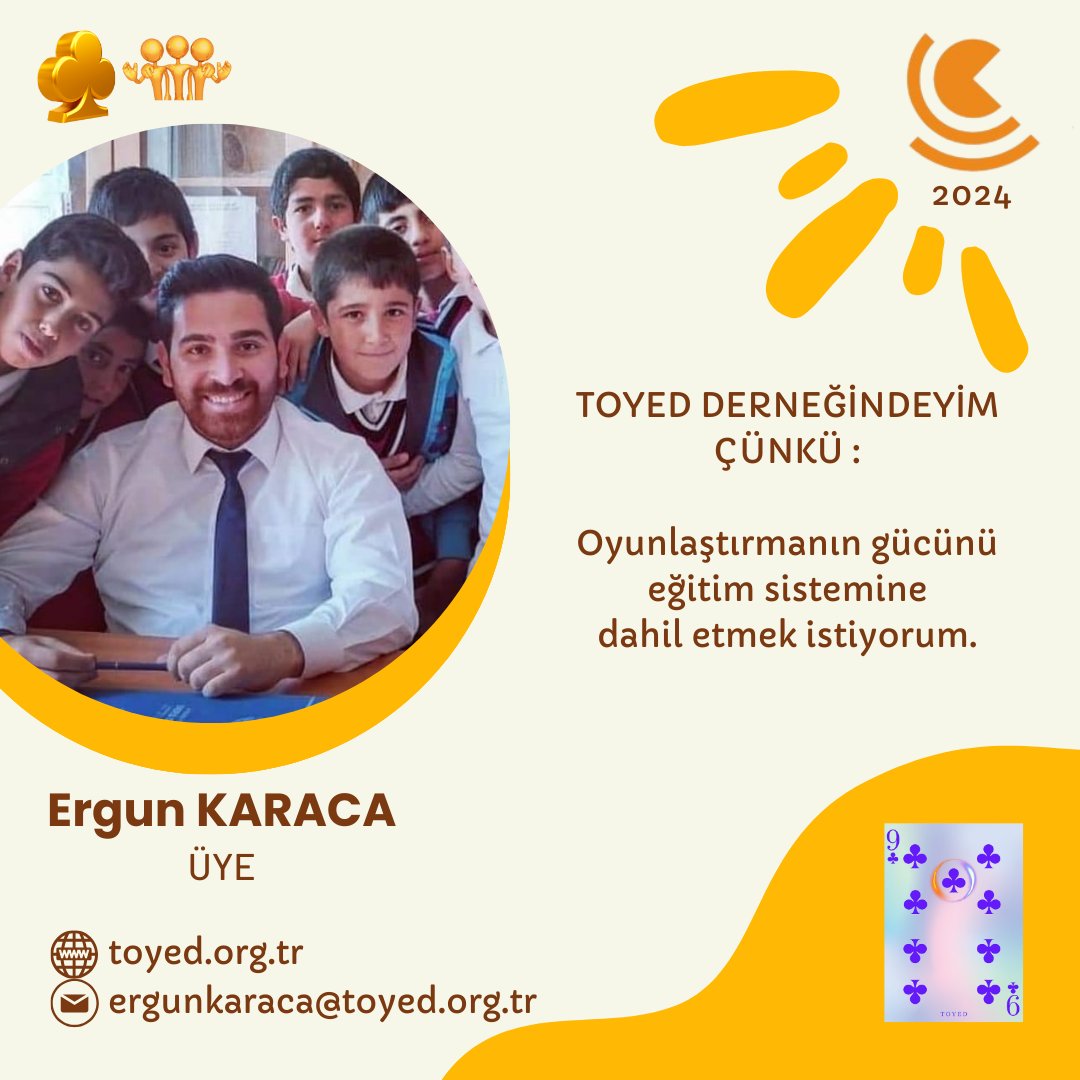 İşte üyelerimiz ♦️♣️♠️♥️

Ergun Karaca ♣️🔥

#toyed #uyeler #2024 #oyunlastirma