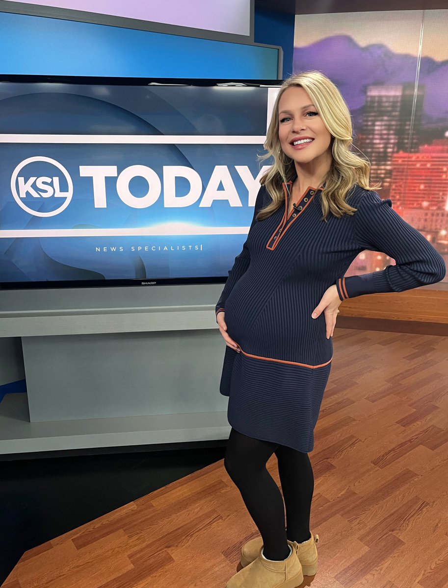 If you don’t see many posts from me in the next few months it’s because I am on maternity leave! @KSL5TV will continue every morning and the lovely @Amy_Iverson will be filling in with traffic! Please continue to wake up with them 🙏❄️