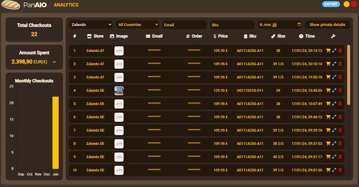 Fabio (@fabio_upg_) on Twitter photo 🎉
Cg: <a href="/Nootify/">Nootify</a>
Bots: <a href="/panaiobot/">PanAIO</a> <a href="/Cybersole/">Cybersole</a> <a href="/AdonisBots/">AdonisBots</a>
Proxies: <a href="/BoilingProxies/">Boiling Proxies</a>
<a href="/essential__tool/">Essential Tools</a>
Running aco for <a href="/EssentialAc0/">Essential Ac0</a> 🎉
Cg: <a href="/Nootify/">Nootify</a>
Bots: <a href="/panaiobot/">PanAIO</a> <a href="/Cybersole/">Cybersole</a> <a href="/AdonisBots/">AdonisBots</a>
Proxies: <a href="/BoilingProxies/">Boiling Proxies</a>
<a href="/essential__tool/">Essential Tools</a>
Running aco for <a href="/EssentialAc0/">Essential Ac0</a>