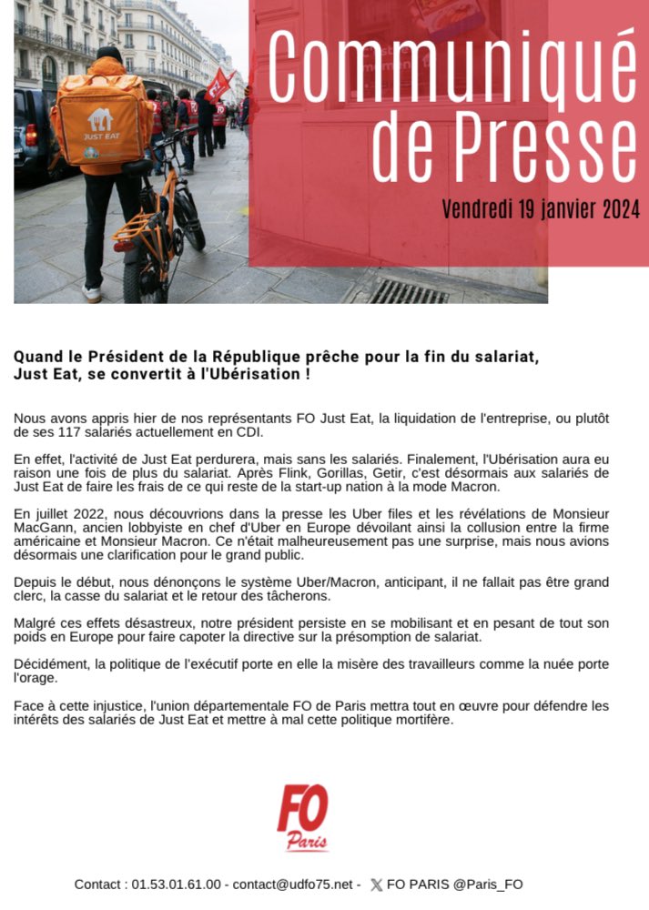 fo_justeat's tweet photo. #justeat #liquidation @paris_fo https://t.co/MhXZiq5NMv