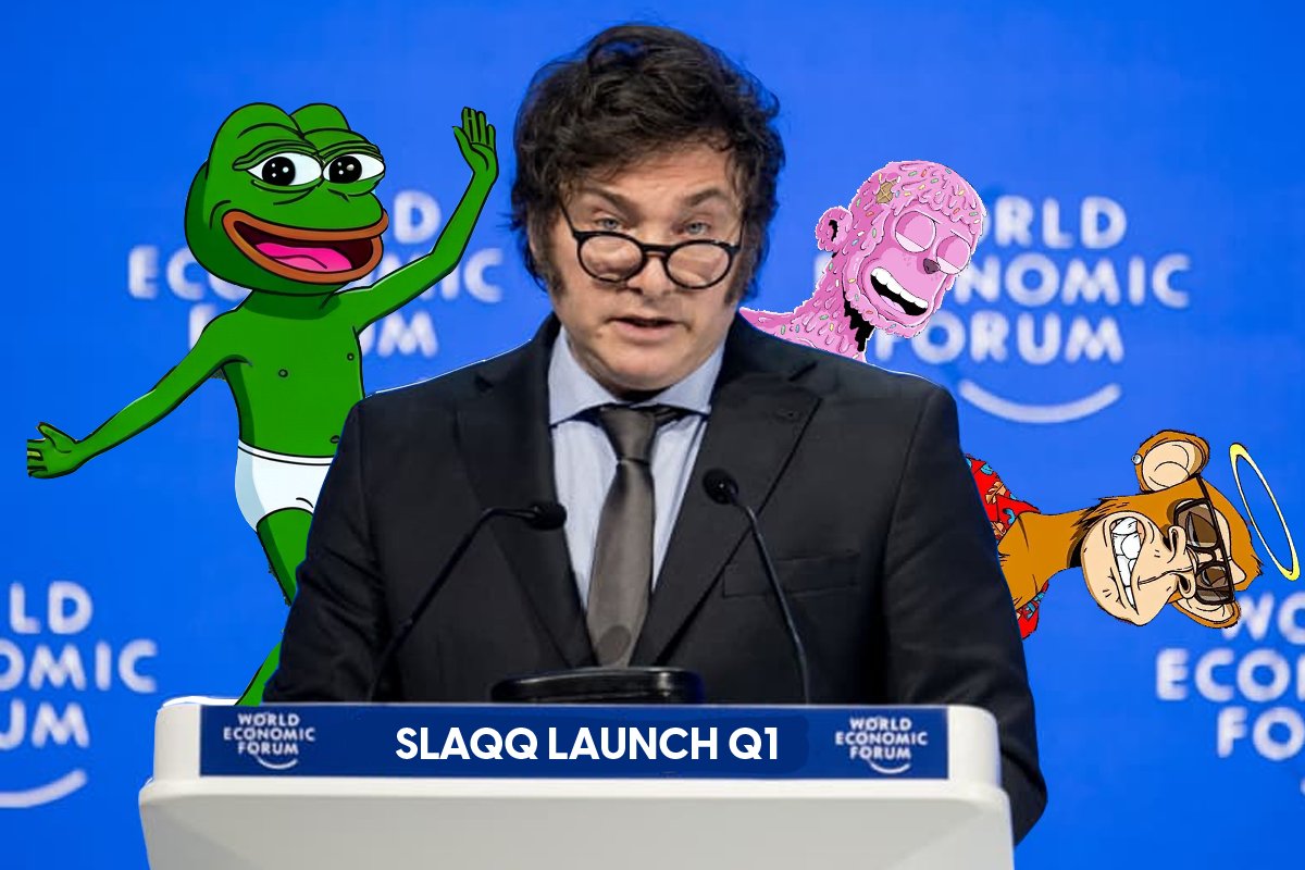slaqq_official's tweet photo. GM WEB3 LEGENDS 🟪🟧

Freedom of speech & free markets are the pillars of our beautiful world as we know it today.

We at @slaqq_official fight together with you to make sure our freedom stays preserved.

Did you hear the legendary speech of @JMilei at the WORLD ECONOMIC FORUM?

#Slaqq #SOCIALFI #SOL #ETH #BTC #Web3