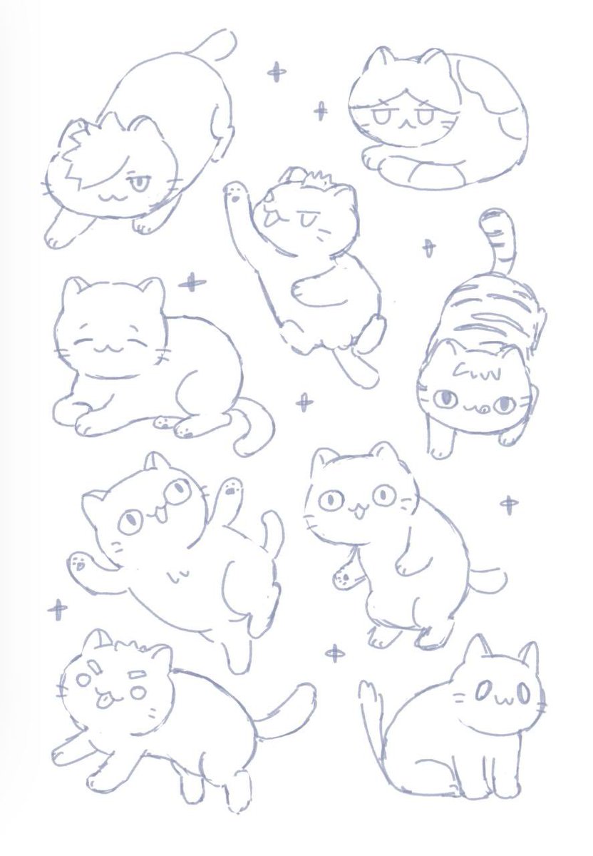 Nekoma kitties #sketch #haikyuu   I wanted to make them chonky too 🥺