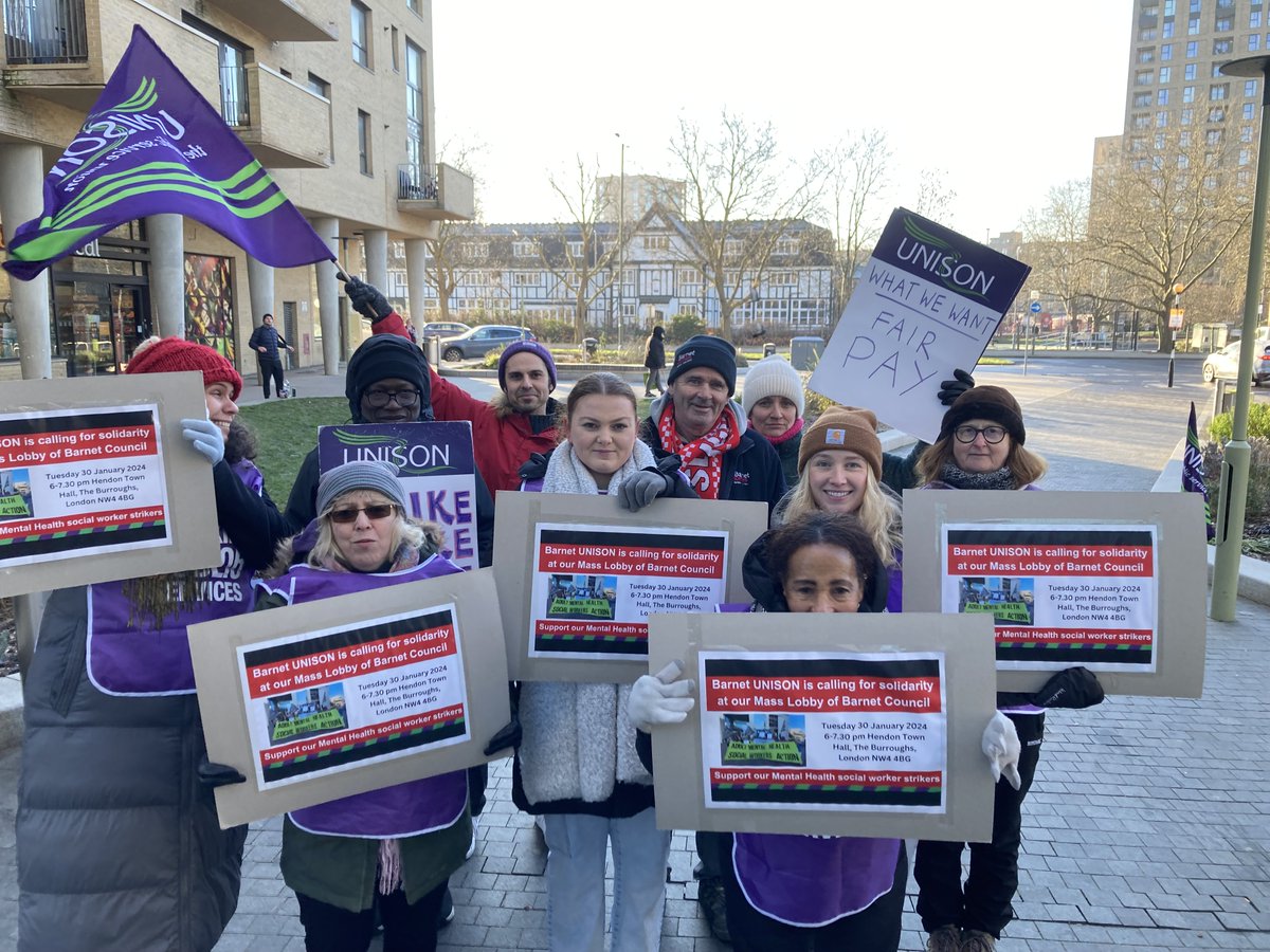 #BarnetUNISON Mental Health social workers have taken 22 days strike action which equates to 330 working days lost to Mental Health Services yet @BarnetCouncil refuse to negotiate @unisontheunion #CostOfLivingCrisis