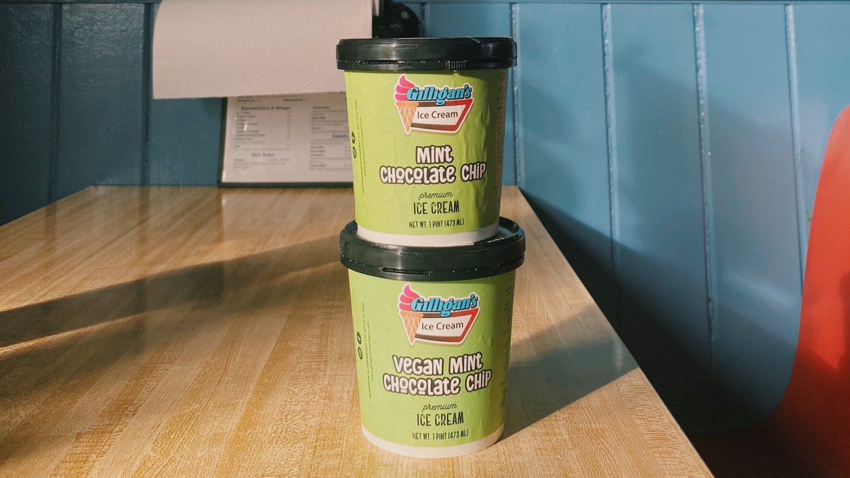 Did you know we make vegan Mint Chocolate Chip and vegan Vanilla?  Enjoy some here at the restaurant in a dish or cone or check our dining room freezers to see what pints we have available to take home!