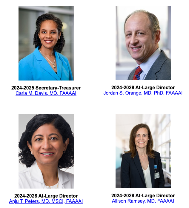 Congrats to Dr. Anju Peters (Professor of Medicine Allergy and Immunology and Otolaryngology - Head and Neck Surgery) on being elected to the AAAAI Board of Directors!
aaaai.org/utility/peters