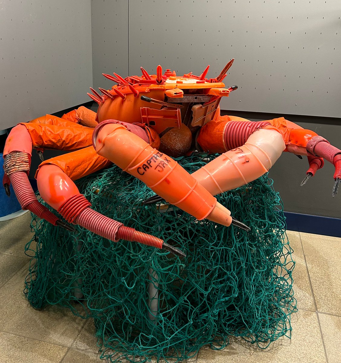 mc2coruna's tweet photo. ♻️ «Lixo exquisito», nova expo no #aquariumfinisterrae con pezas escultóricas e cadros colaxe realizados por #RetoqueRetro a partir de residuos plásticos recollidos do mar, obras que encerran unha mensaxe de alerta sobre a contaminación do medio ambiente➡️https://t.co/5Z7OYdneAg https://t.co/iSyD45zzQb