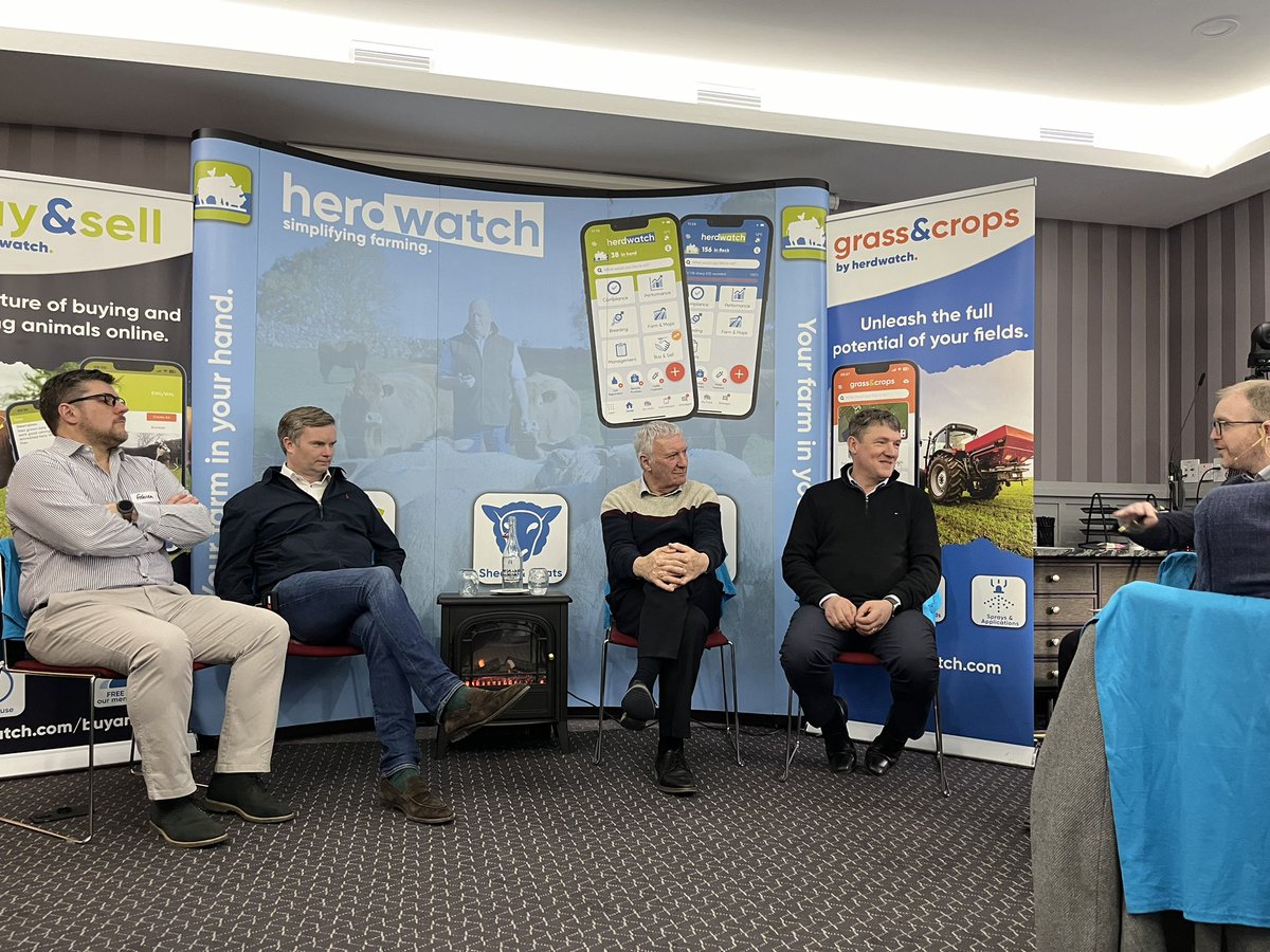 To celebrate 10 years of Herdwatch we have invited a fireside panel discussion to speak to the team! Herdwatch CEO, Fabien Peyaud, is joined by Mark Flood (@RenatusCapital), Peter Byrne (@FRS_Network ), Jimmy Martin (@AMCSGroup1) and David Leydon (@ifac_ireland) #herdwatch