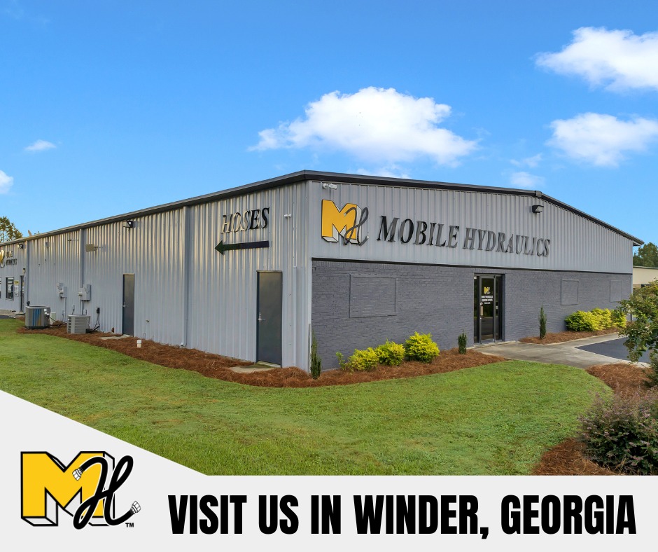 Our locations are fully stocked, open five days a week, and have technicians ready to assist you with hydraulic assemblies. Stop by our Winder location today!
30 Business Center Dr.
Winder, Georgia 30680
770-493-4673
hydhose.com