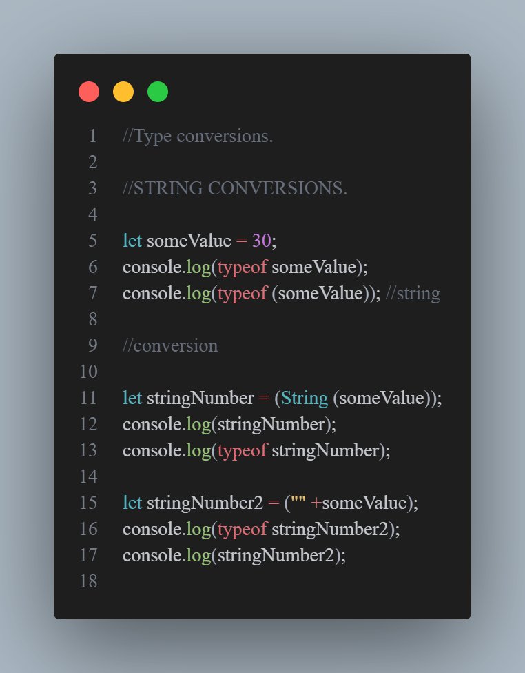 Nandan_one30's tweet image. 🚀 Day 3 of #100DaysOfCode and #100DaysOfJavascript 🚀
#javascript #webdeveloper 
Today&apos;s focus: Conversions, Strings, and Numbers! 💡
